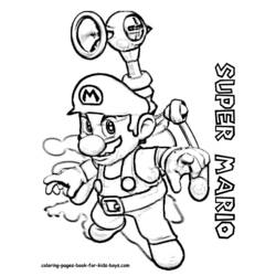 Coloring page: Super Mario Bros (Video Games) #153733 - Free Printable Coloring Pages
