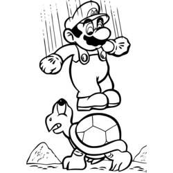 Coloring page: Super Mario Bros (Video Games) #153745 - Free Printable Coloring Pages