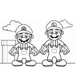 Coloring page: Super Mario Bros (Video Games) #153759 - Free Printable Coloring Pages