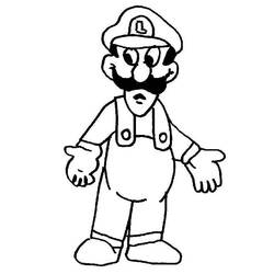 Coloring page: Super Mario Bros (Video Games) #153761 - Free Printable Coloring Pages