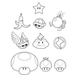 Coloring page: Super Mario Bros (Video Games) #153767 - Free Printable Coloring Pages