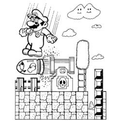 Coloring page: Super Mario Bros (Video Games) #153774 - Free Printable Coloring Pages