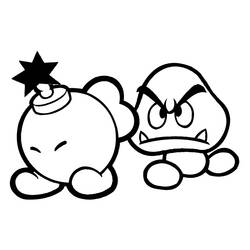 Coloring page: Super Mario Bros (Video Games) #153783 - Free Printable Coloring Pages