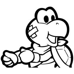 Coloring page: Super Mario Bros (Video Games) #153806 - Free Printable Coloring Pages