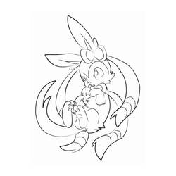 Sylveon (Video Games) coloring page #181523 to print and color