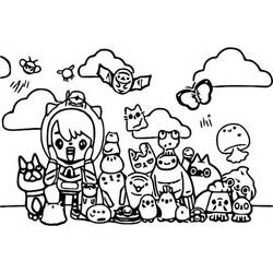 Toca Boca (Video Games) coloring page #185767 to print and color