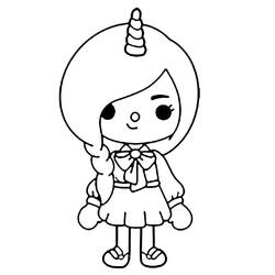 Toca Boca (Video Games) coloring page #220229 to print and color