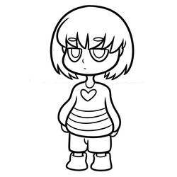Undertale (Video Games) coloring page #213599 to print and color