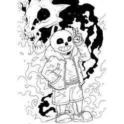 Undertale (Video Games) coloring page #213602 to print and color