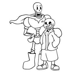 Undertale (Video Games) coloring page #213607 to print and color