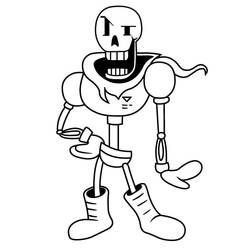 Undertale (Video Games) coloring page #213608 to print and color
