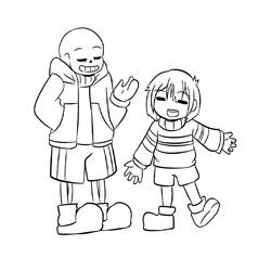 Undertale (Video Games) coloring page #213613 to print and color