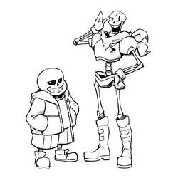 Undertale (Video Games) coloring page #213615 to print and color