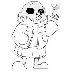 Undertale (Video Games) coloring page #213631 to print and color