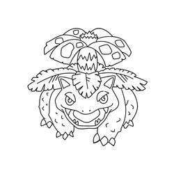 Venusaur (Video Games) coloring page #216861 to print and color