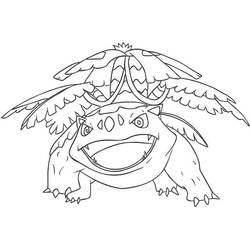Venusaur (Video Games) coloring page #216863 to print and color