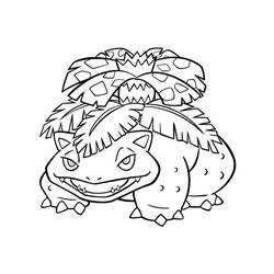 Venusaur (Video Games) coloring page #216872 to print and color