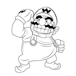 Wario (Video Games) coloring page #203044 to print and color
