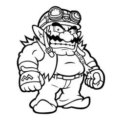 Wario (Video Games) coloring page #203050 to print and color