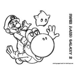 Coloring page: Yoshi (Video Games) #113499 - Printable coloring pages