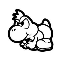 Coloring page: Yoshi (Video Games) #113504 - Printable coloring pages