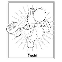 Coloring page: Yoshi (Video Games) #113508 - Printable coloring pages