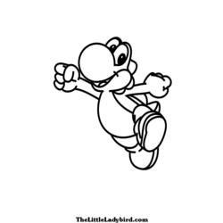 Coloring page: Yoshi (Video Games) #113509 - Printable coloring pages