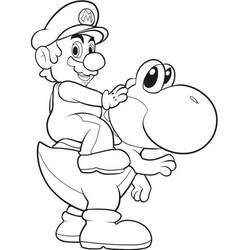 Coloring page: Yoshi (Video Games) #113518 - Printable coloring pages