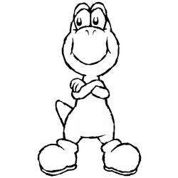 Coloring page: Yoshi (Video Games) #113565 - Printable coloring pages