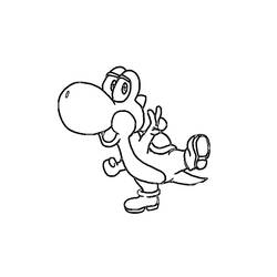 Coloring page: Yoshi (Video Games) #113578 - Free Printable Coloring Pages