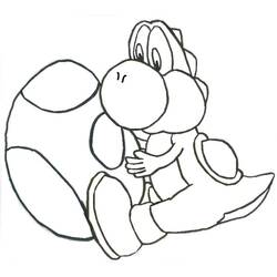 Yoshi (Video Games) coloring page #195196 to print and color