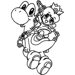 Yoshi (Video Games) coloring page #195204 to print and color