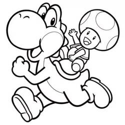 Yoshi (Video Games) coloring page #195210 to print and color