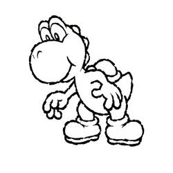 Yoshi (Video Games) coloring page #195220 to print and color