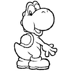 Yoshi (Video Games) coloring page #195223 to print and color