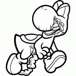 Yoshi (Video Games) coloring page #195225 to print and color