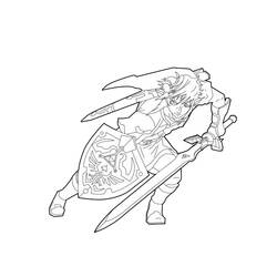 Coloring page: Zelda (Video Games) #113211 - Free Printable Coloring Pages