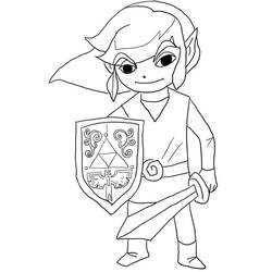 Zelda (Video Games) coloring page #200873 to print and color