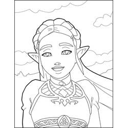 Zelda (Video Games) coloring page #200889 to print and color