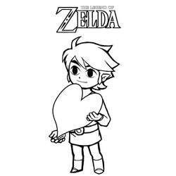 Zelda (Video Games) coloring page #200891 to print and color