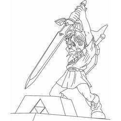 Zelda (Video Games) coloring page #200896 to print and color