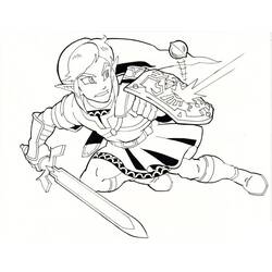 Zelda (Video Games) coloring page #200897 to print and color