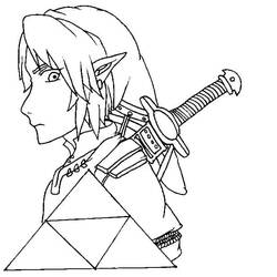 Zelda (Video Games) coloring page #200899 to print and color