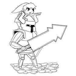 Zelda (Video Games) coloring page #200901 to print and color