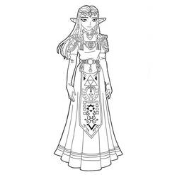 Zelda (Video Games) coloring page #200903 to print and color