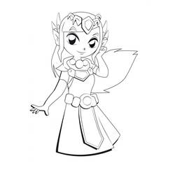 Zelda (Video Games) coloring page #200906 to print and color