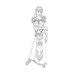 Zelda (Video Games) coloring page #200909 to print and color