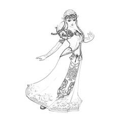 Zelda (Video Games) coloring page #200917 to print and color