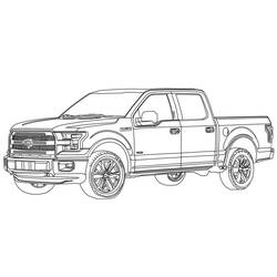 Ford (交通运输)着色页 #174198 可打印和着色
