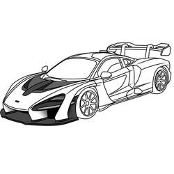 McLaren - 免费可打印着色页